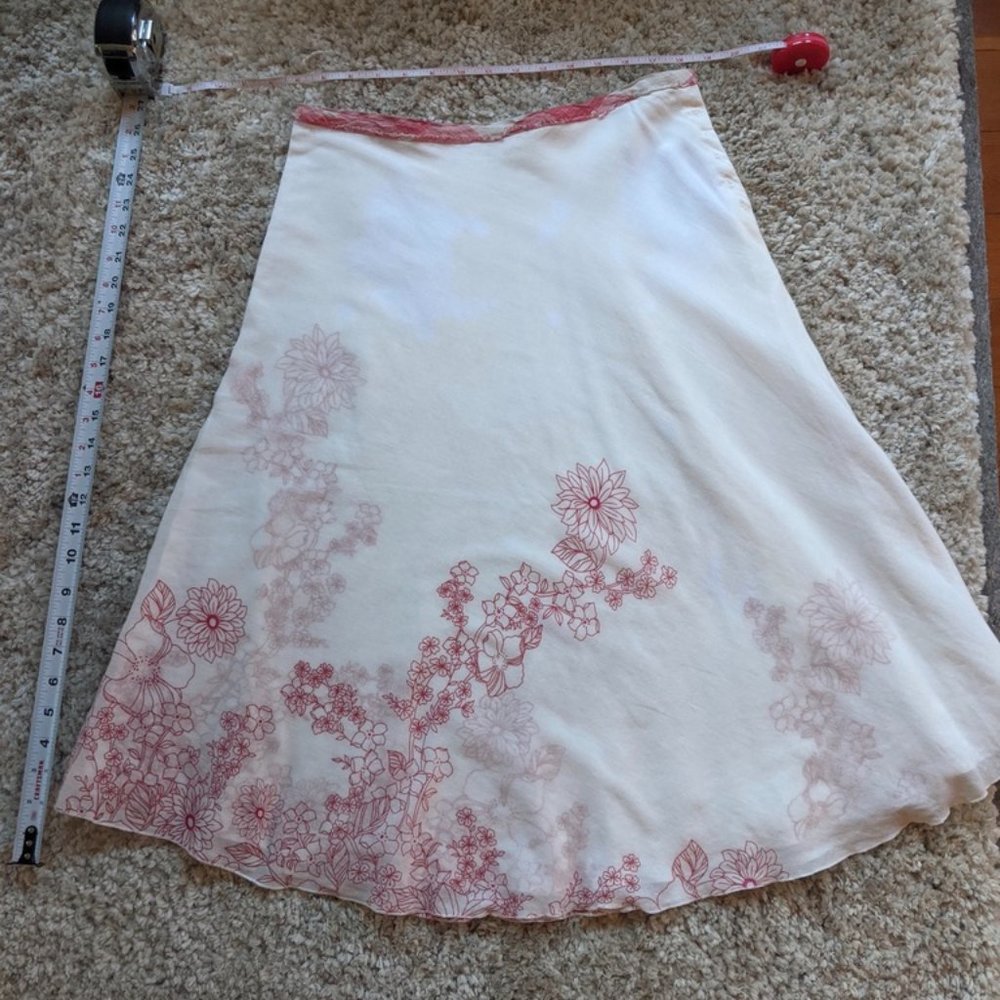 DKNY Cotton Floral skirt 4